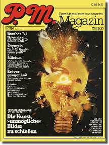 P.M. cover: Exploding light bulb
